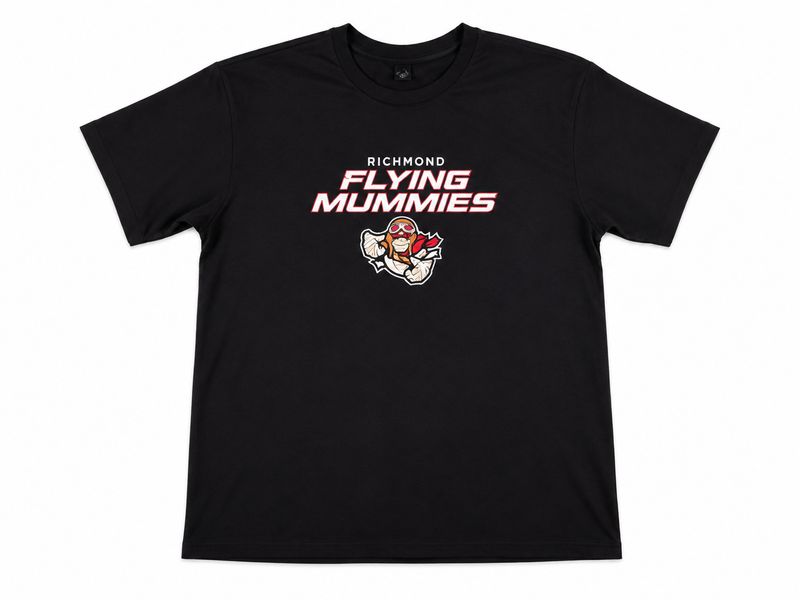 Fighting Mummy Black T-Shirt