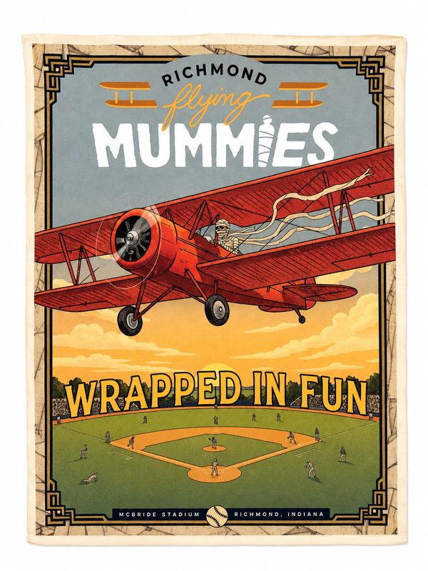 "Wrapped in Fun" Poster Pete Poster