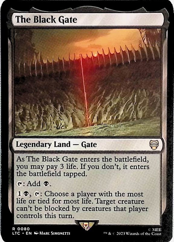 The Black Gate Commander: