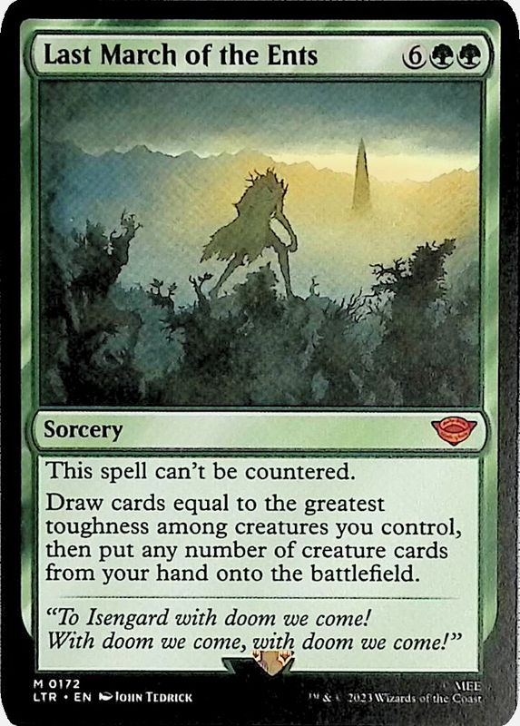 Last March of the Ents Universes Beyond: