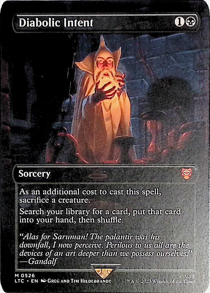 Diabolic Intent (Borderless) Commander: