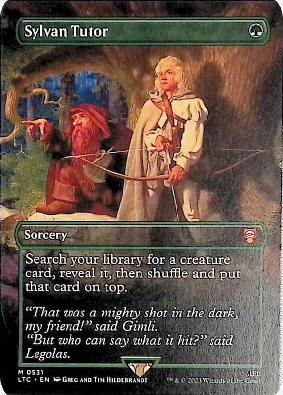 Sylvan Tutor (Borderless) Commander: