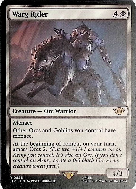 Warg Rider Universes Beyond: