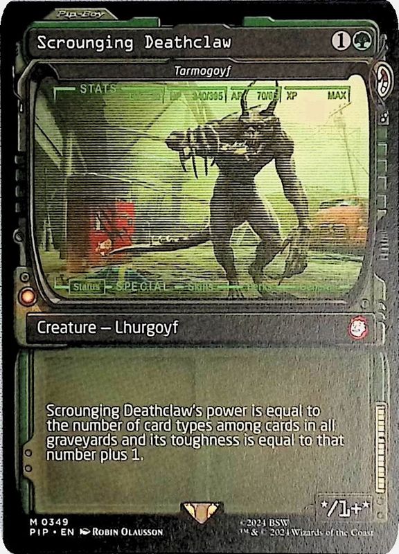 Scrounging Deathclaw - Tarmogoyf (Showcase)