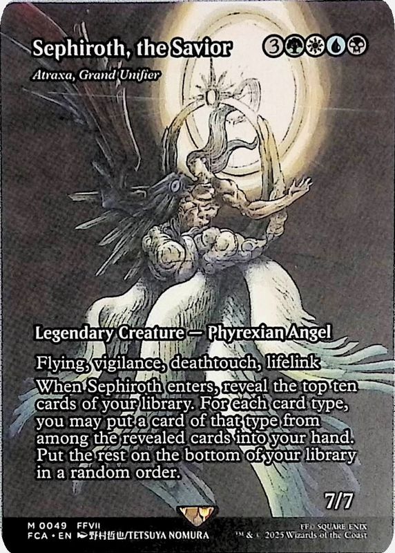 Sephiroth, the Savior - Atraxa, Grand Unifier (Showcase)