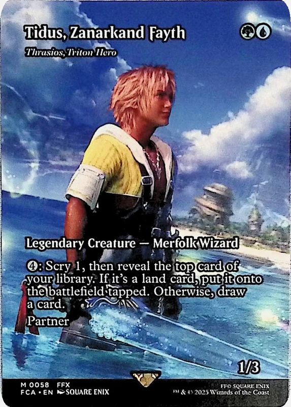 Tidus, Zanarkand Fayth - Thrasios, Triton Hero (Showcase)