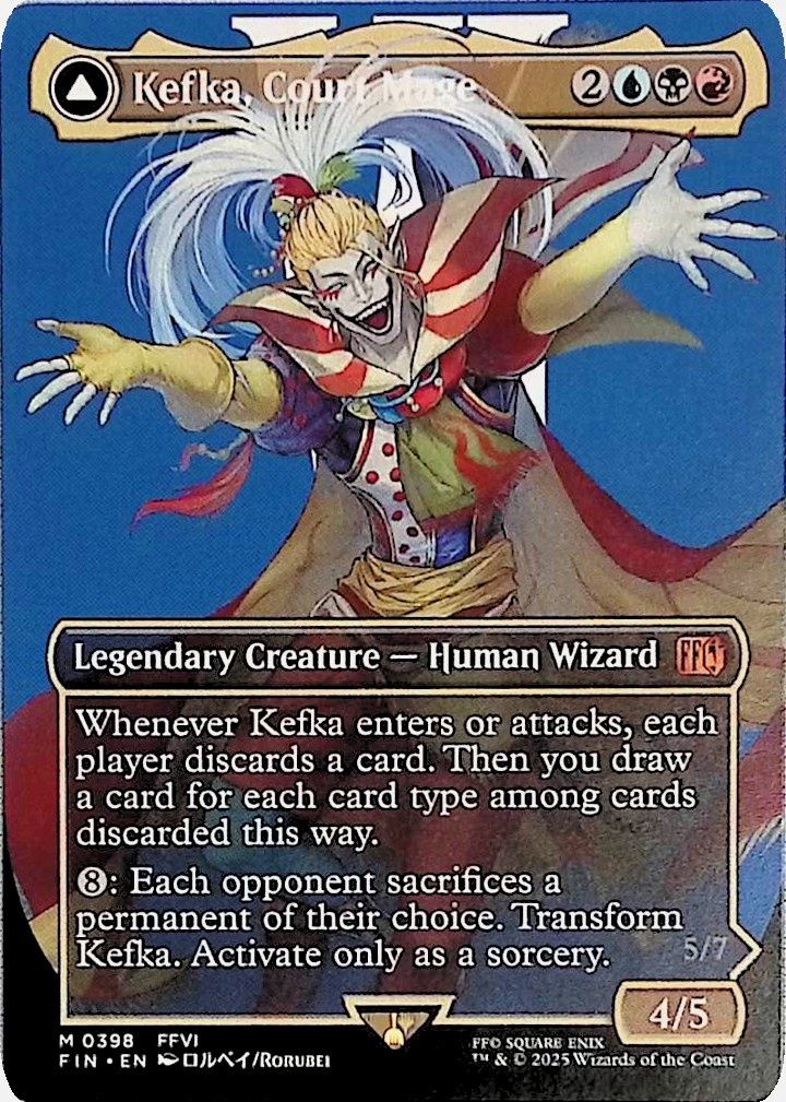 Kefka, Court Mage (0398) (Borderless)