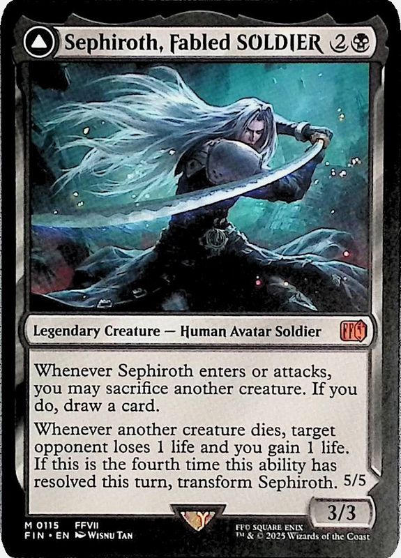 Sephiroth, Fabled SOLDIER