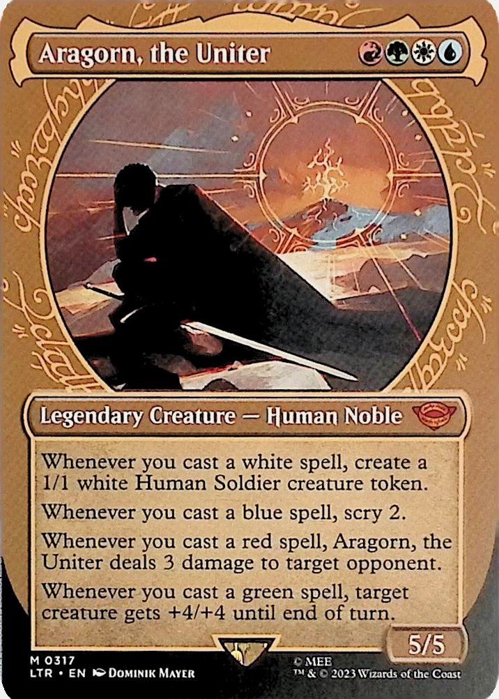 Aragorn, the Uniter (Showcase) Universes Beyond: