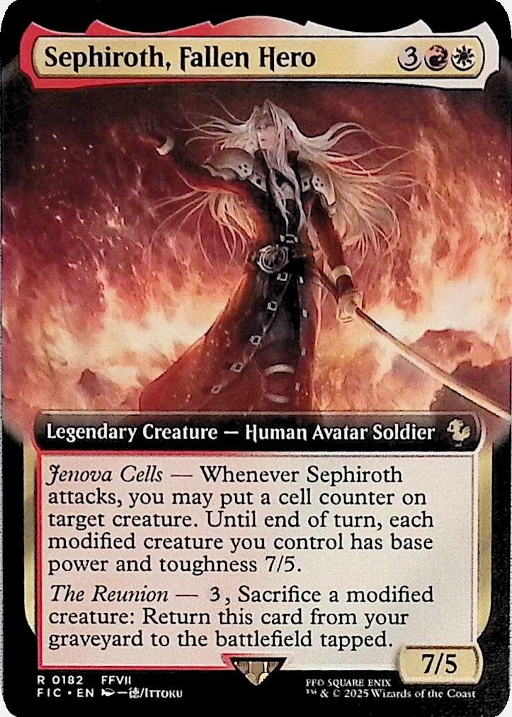 Sephiroth, Fallen Hero (Extended Art) Commander: