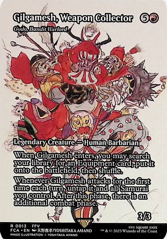 Gilgamesh, Weapon Collector - Godo,