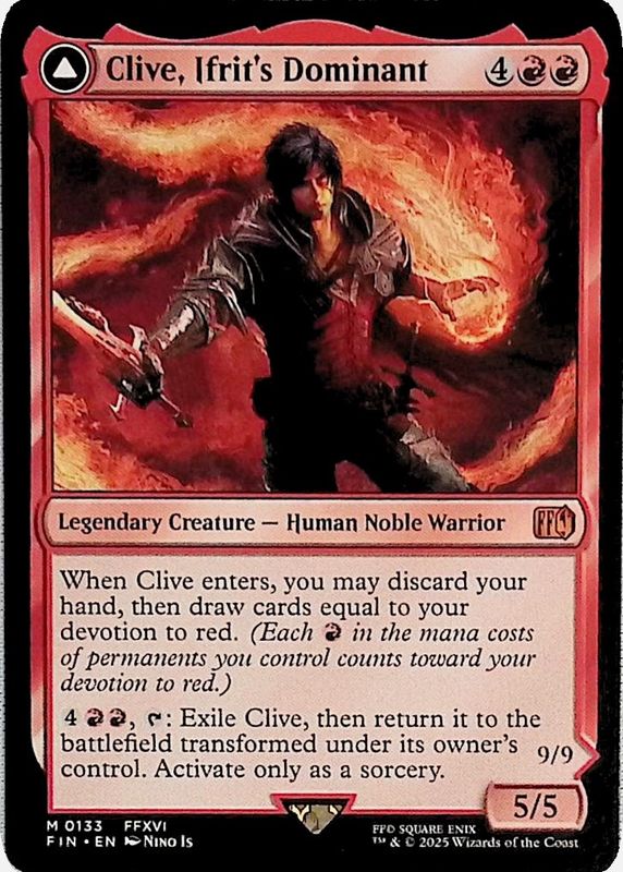 Clive, Ifrit&#39;s Dominant