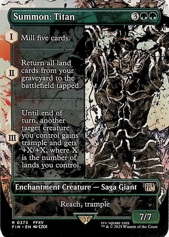 Summon: Titan (Borderless)