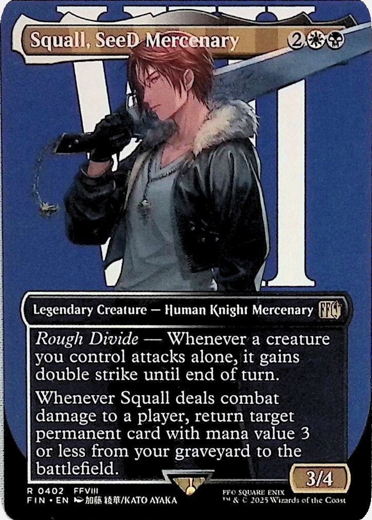 Squall, SeeD Mercenary (Borderless)