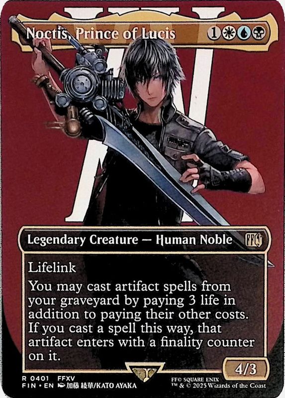 Noctis, Prince of Lucis (Borderless)