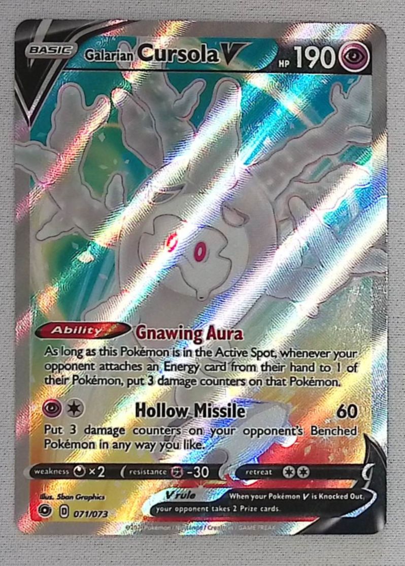 Galarian Cursola V (Full Art)
