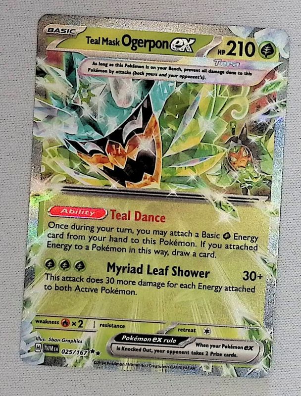 Teal Mask Ogerpon ex - 025/167