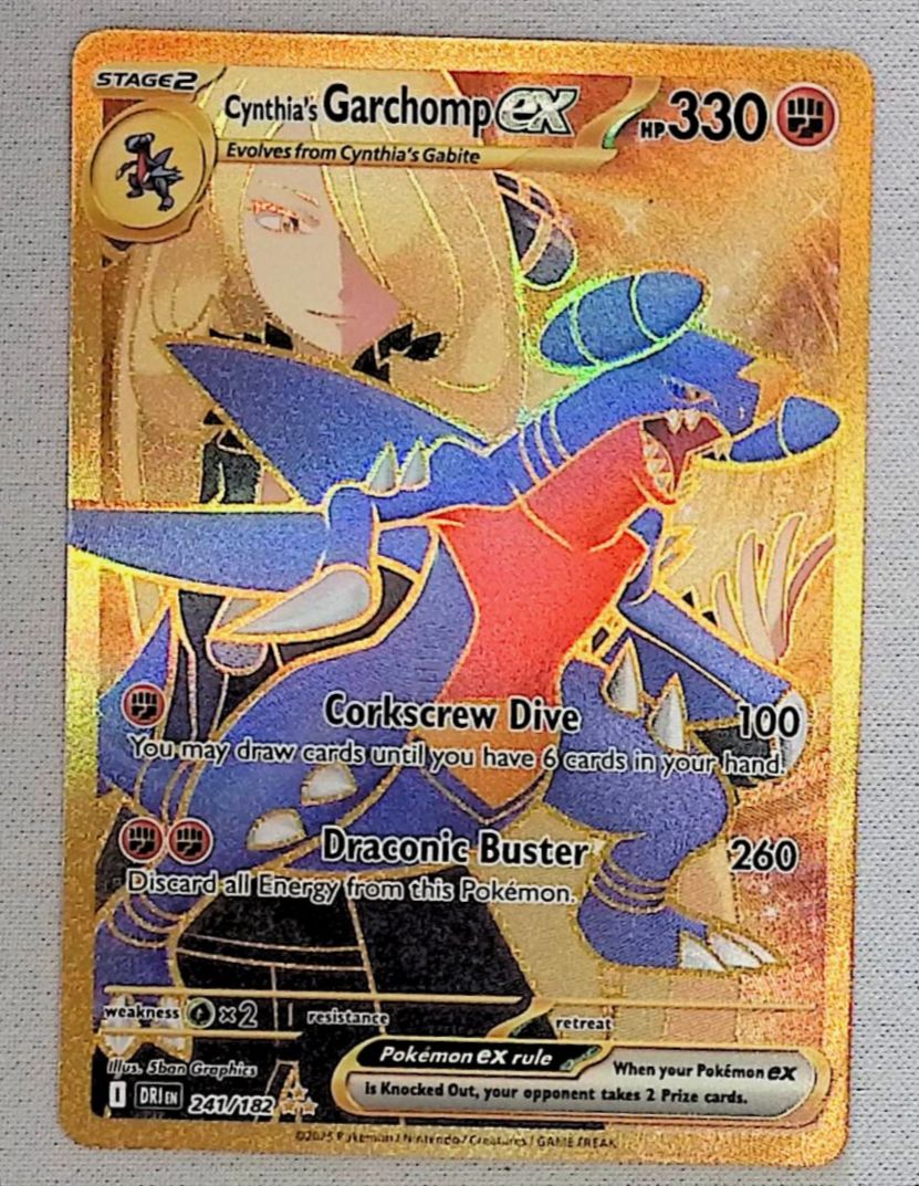 Cynthia&#39;s Garchomp ex - 241/182