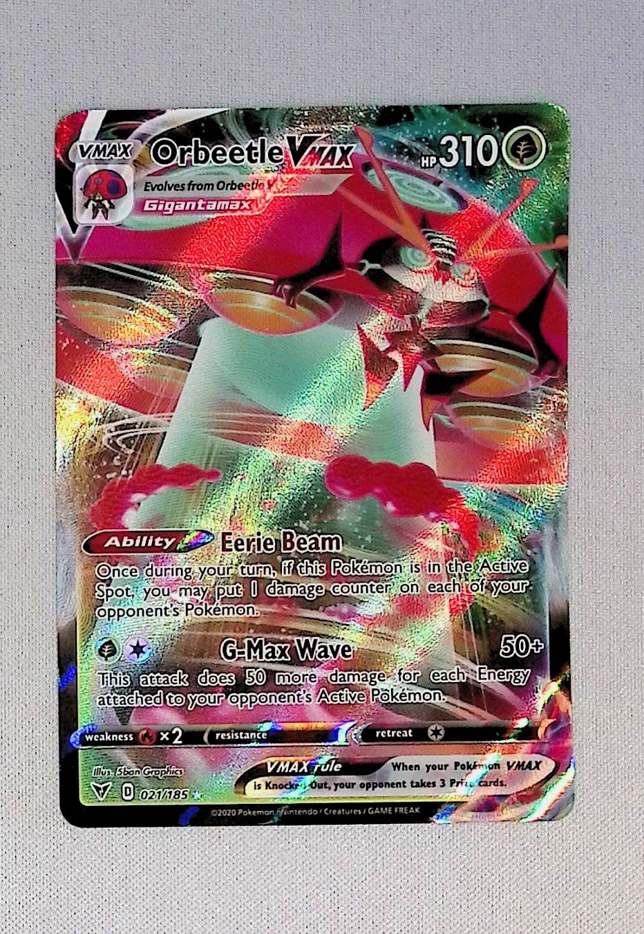orbeetle vmax  021/185