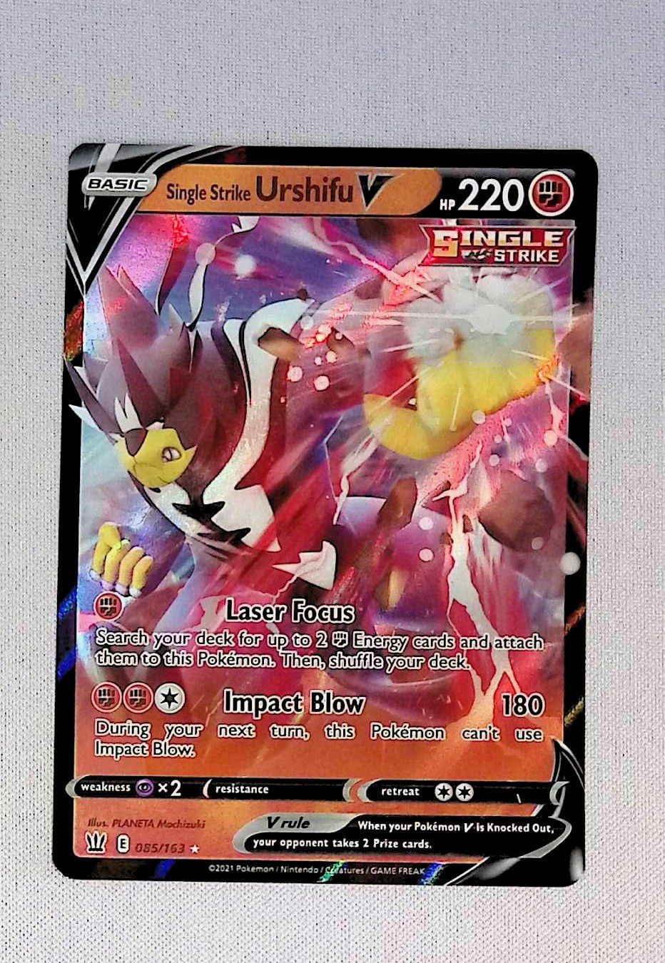 single strike urshifu v  085/163