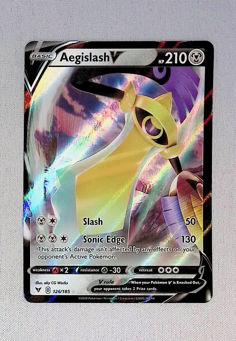 aegislash v  126/185