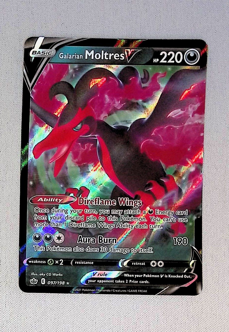 galarian moltres v  097/198