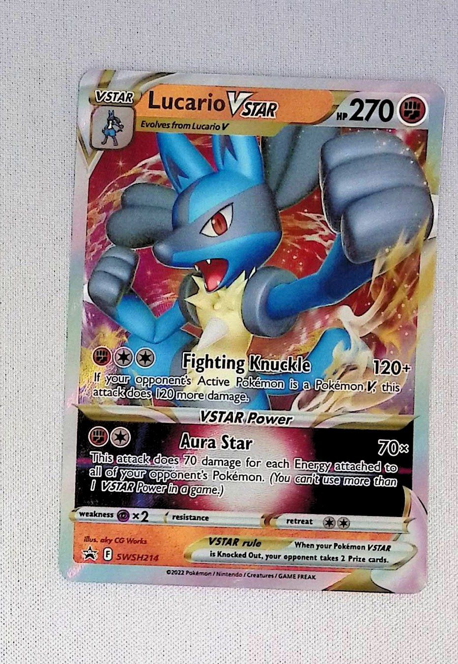 lucario vstar - swsh214