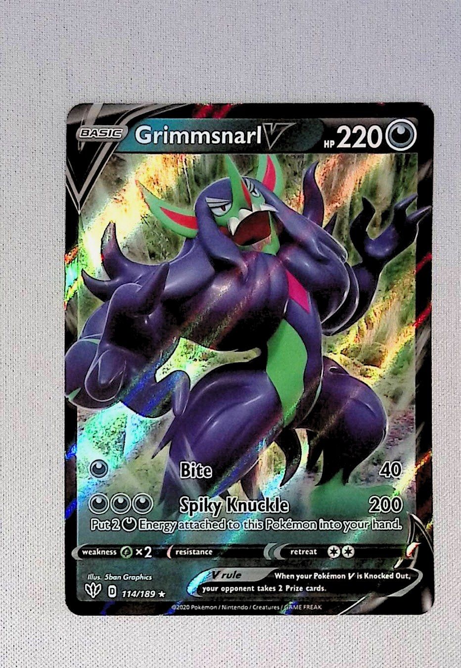 grimmsnarl v  114/189