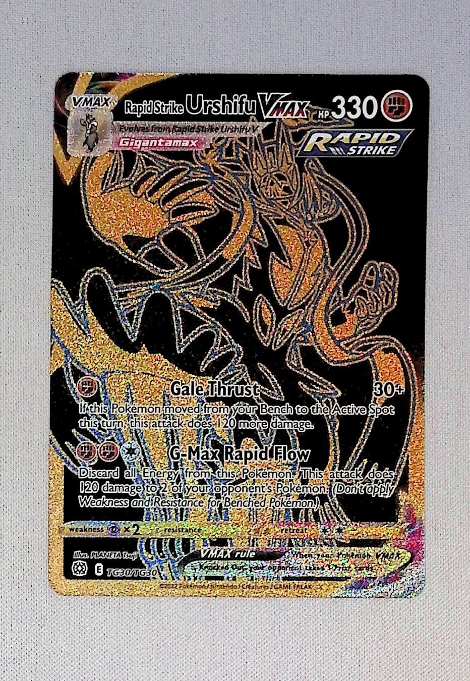 rapid strike urshifu vmax (secret)  tg30/tg30