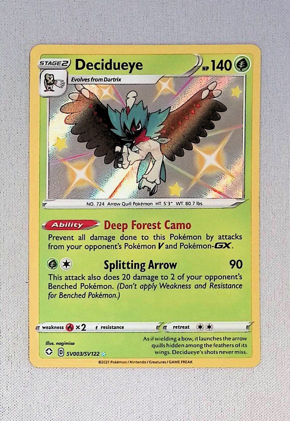 decidueye  sv003/sv122