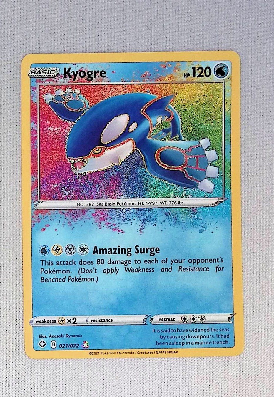 kyogre  021/072