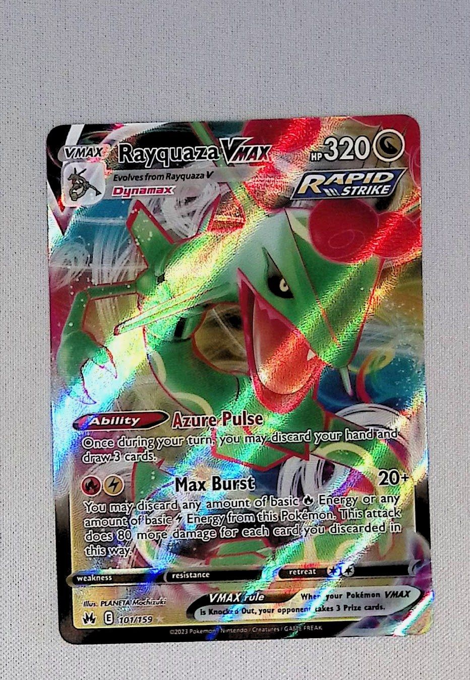 rayquaza vmax (102)  102/159