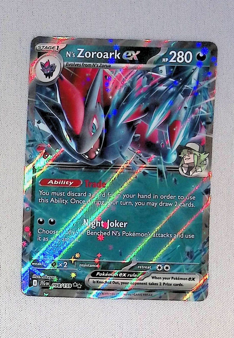 n&#39;s zoroark ex - 098/159