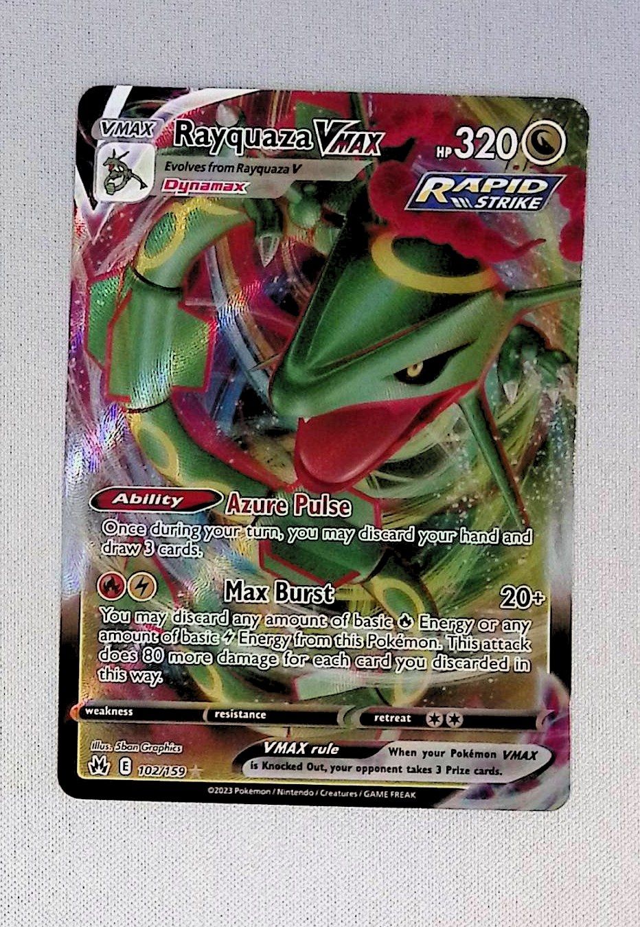 rayquaza vmax (101)  101/159