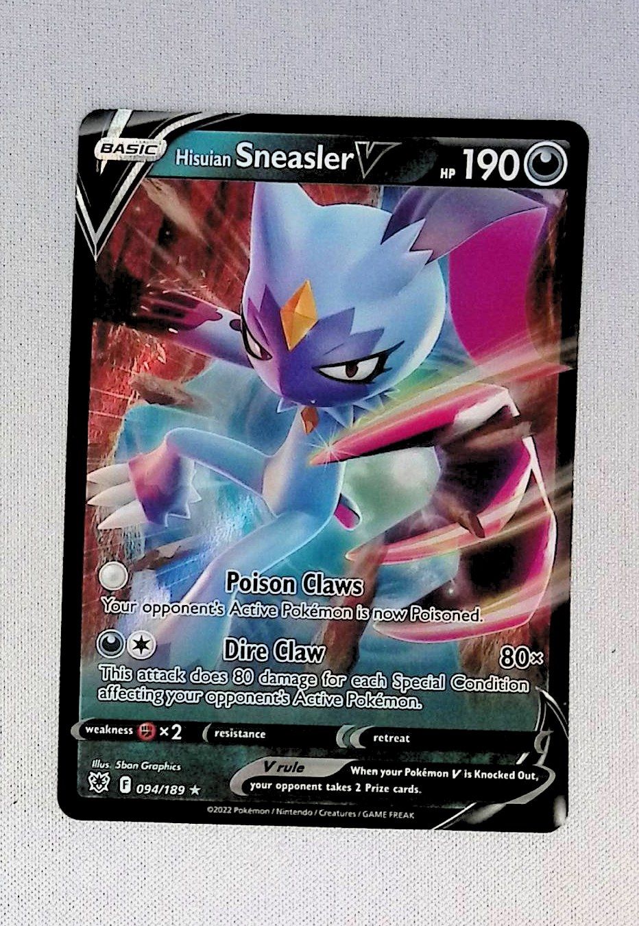 hisuian sneasler v  094/189