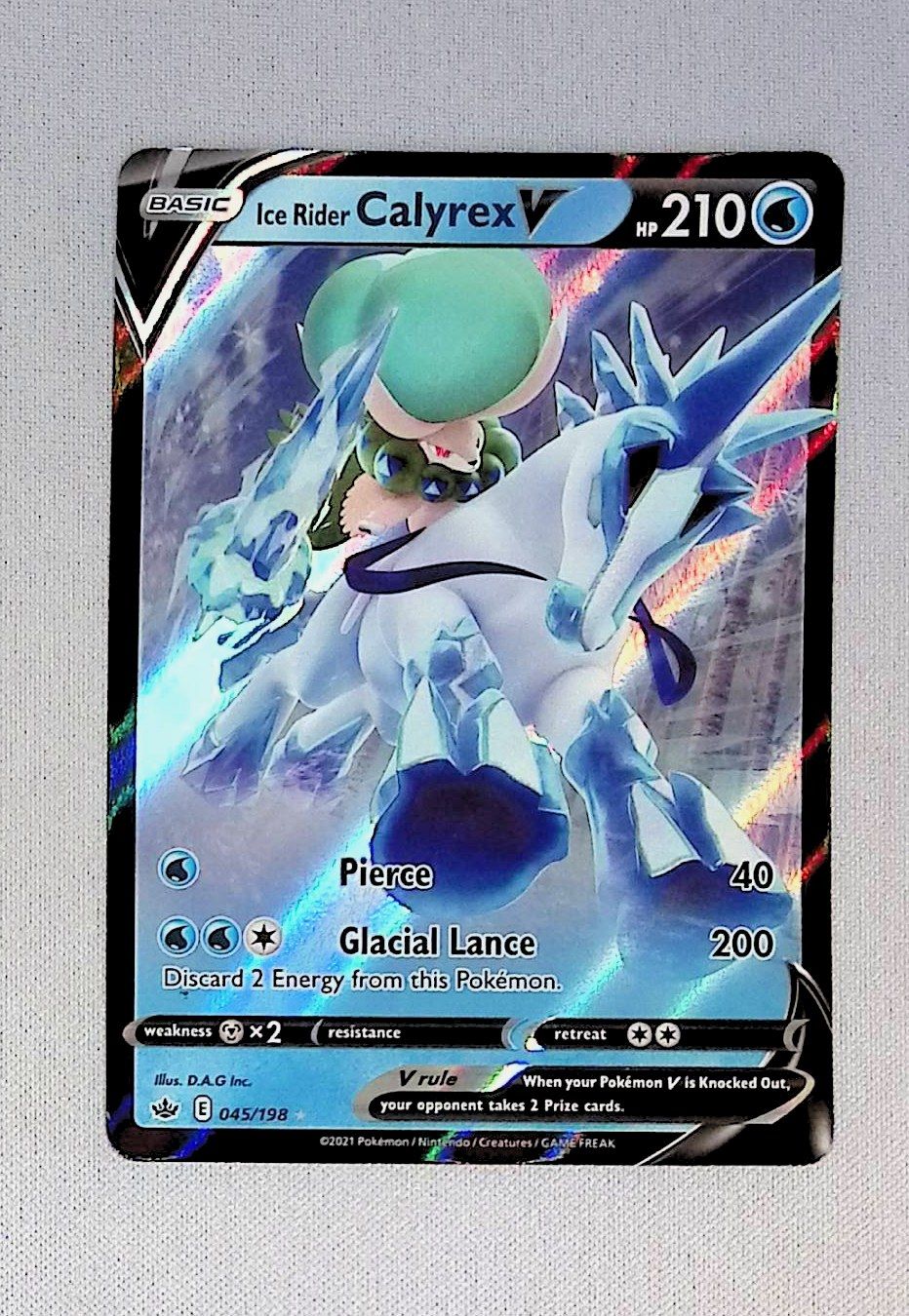 ice rider calyrex v  045/198