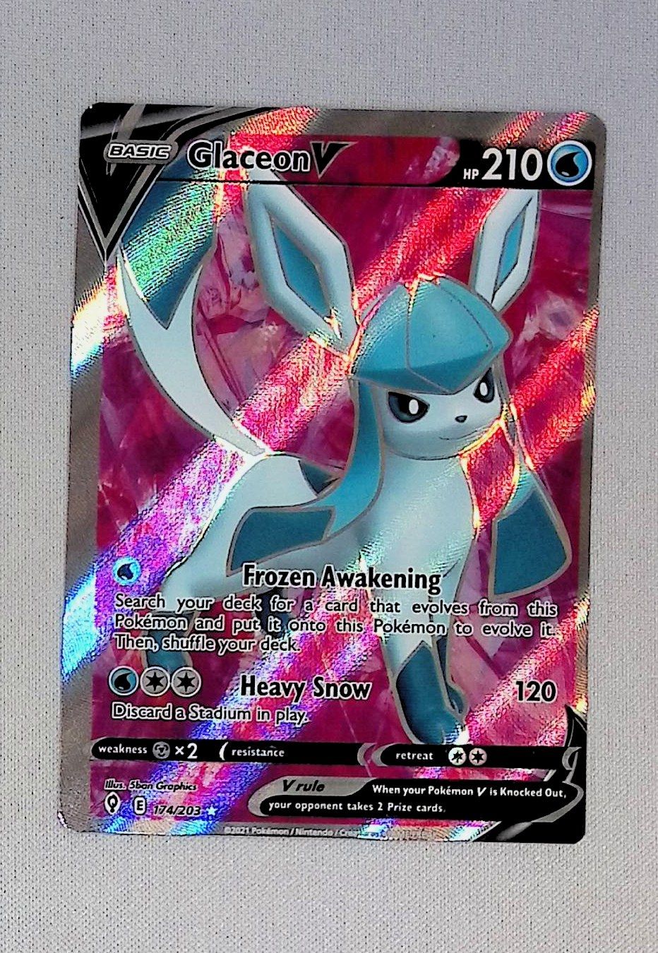 glaceon v (full art)  174/203
