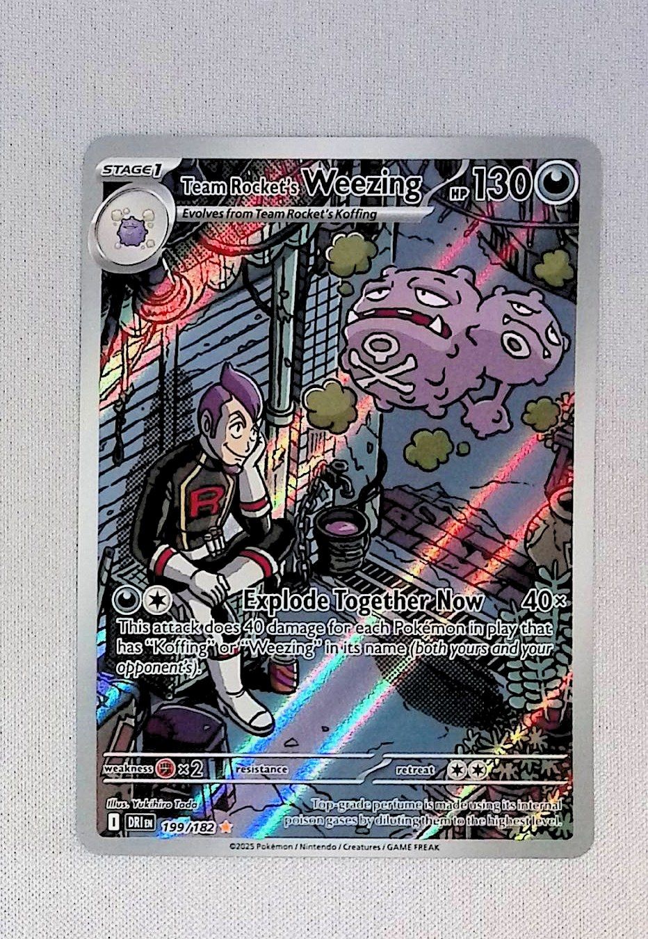 team rocket&#39;s weezing - 199/182