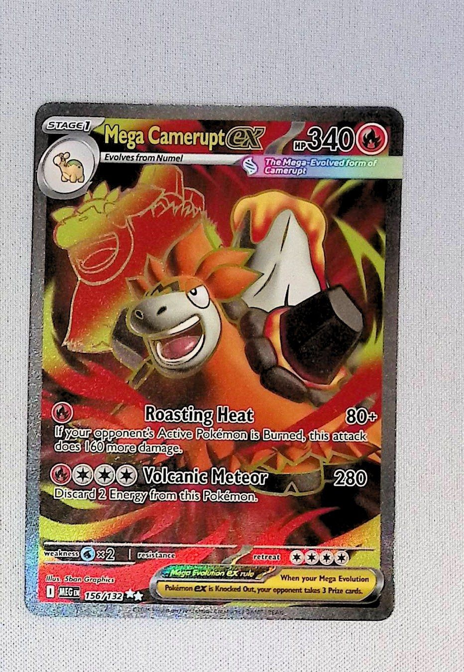 mega camerupt ex - 156/132
