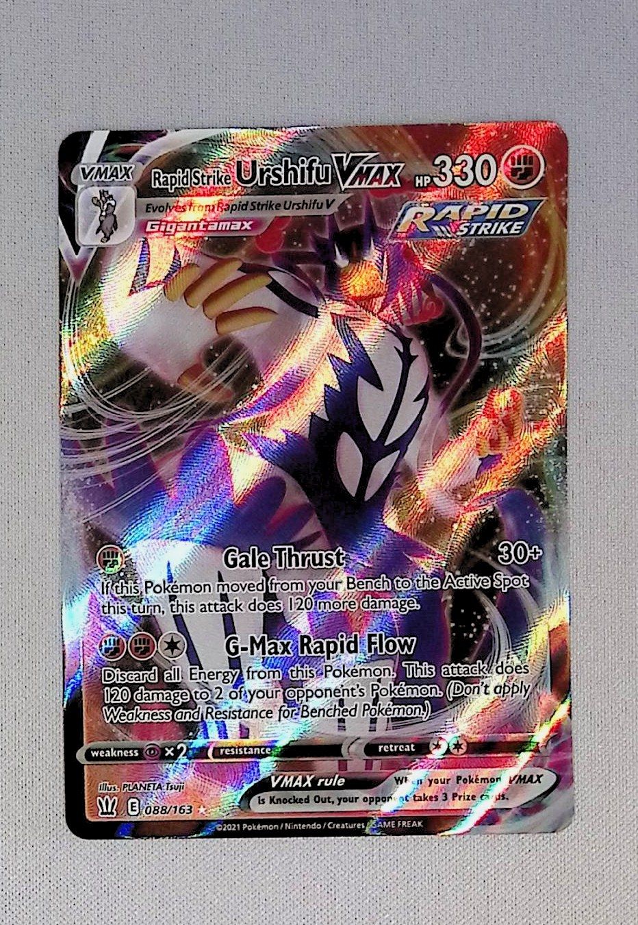 rapid strike urshifu vmax  088/163
