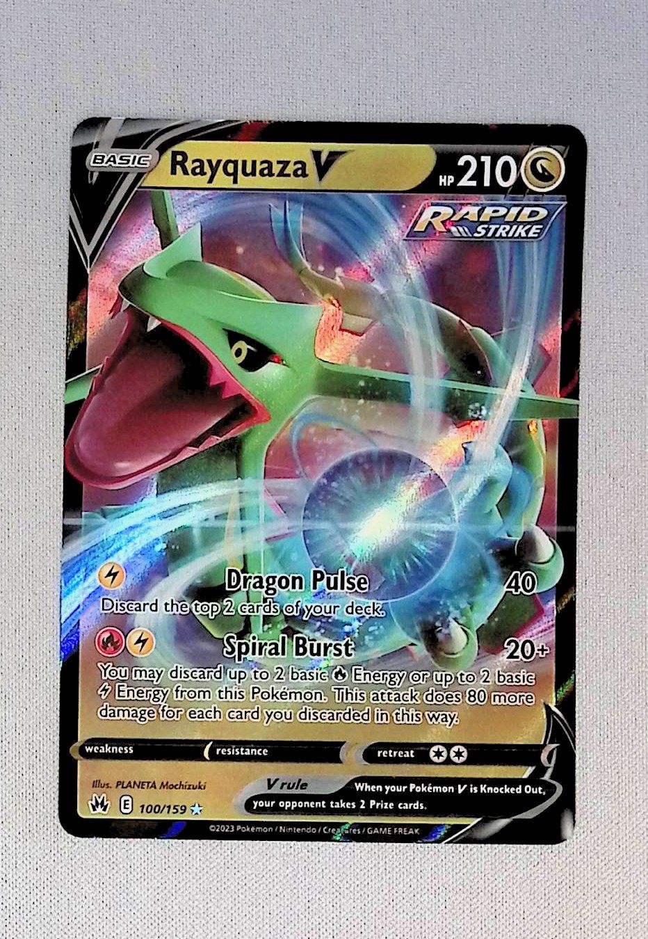 rayquaza v  100/159