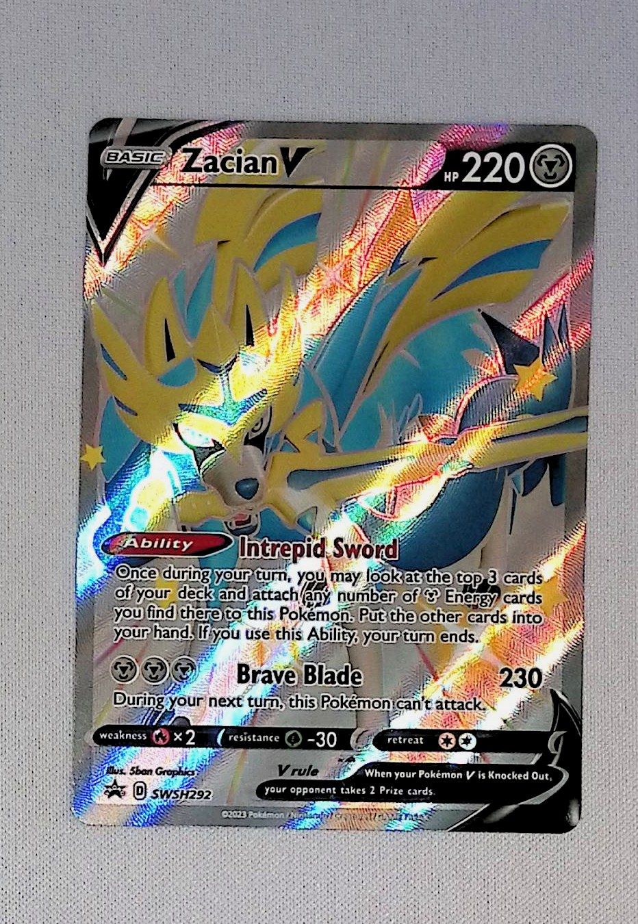 zacian v (shiny) - swsh292