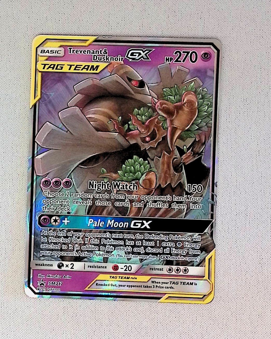 Trevenant &amp; Dusknoir GX - SM217