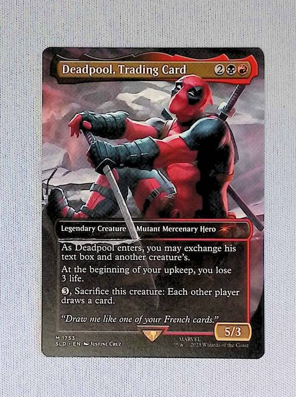 Deadpool, Trading Card