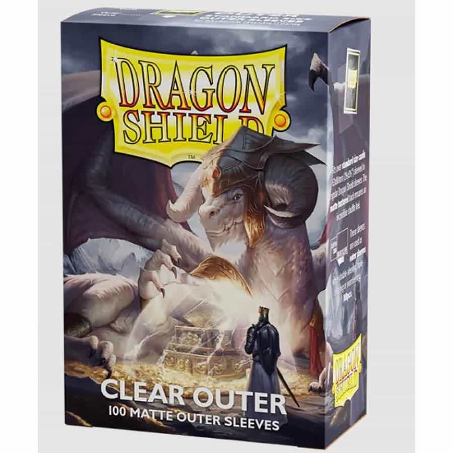 Sleeves - Dragon Shield (Matte), Colour: Clear Outer