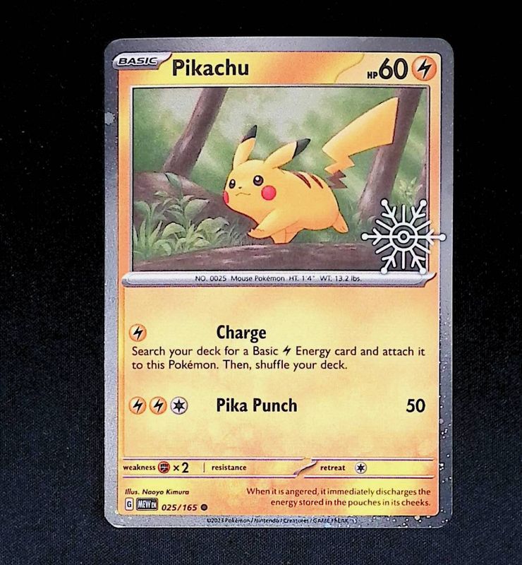 Pikachu - 025/165 (Holiday Calendar)