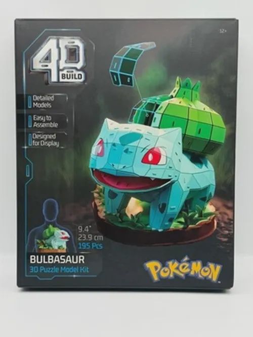 4D Puzzle Kits -- Pokemon, Model Type: Bulbasaur