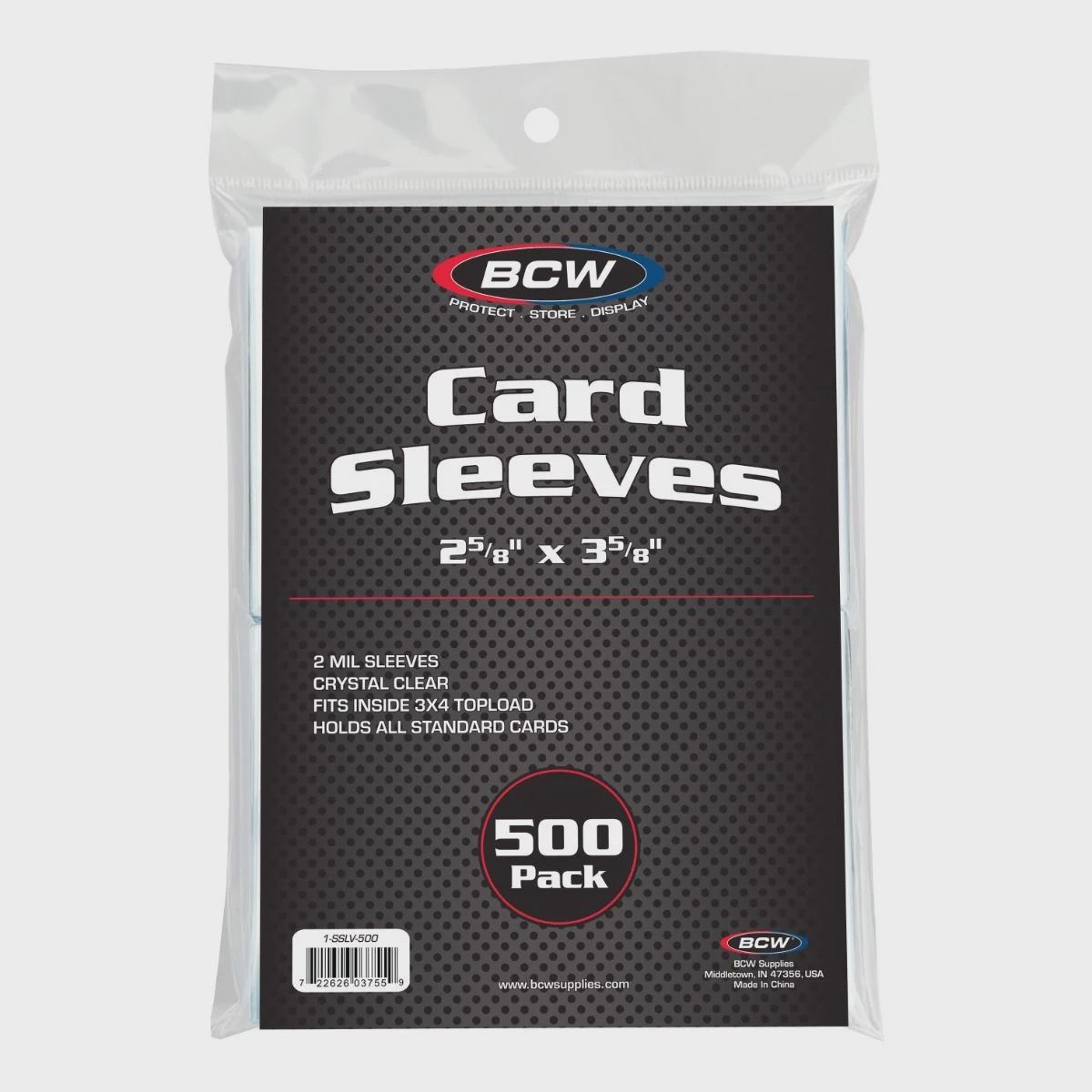 BCW sleeves 500ct