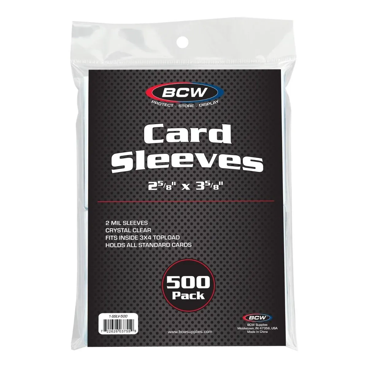 BCW sleeves 500ct