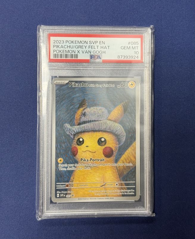Pikachu with Grey Felt Hat